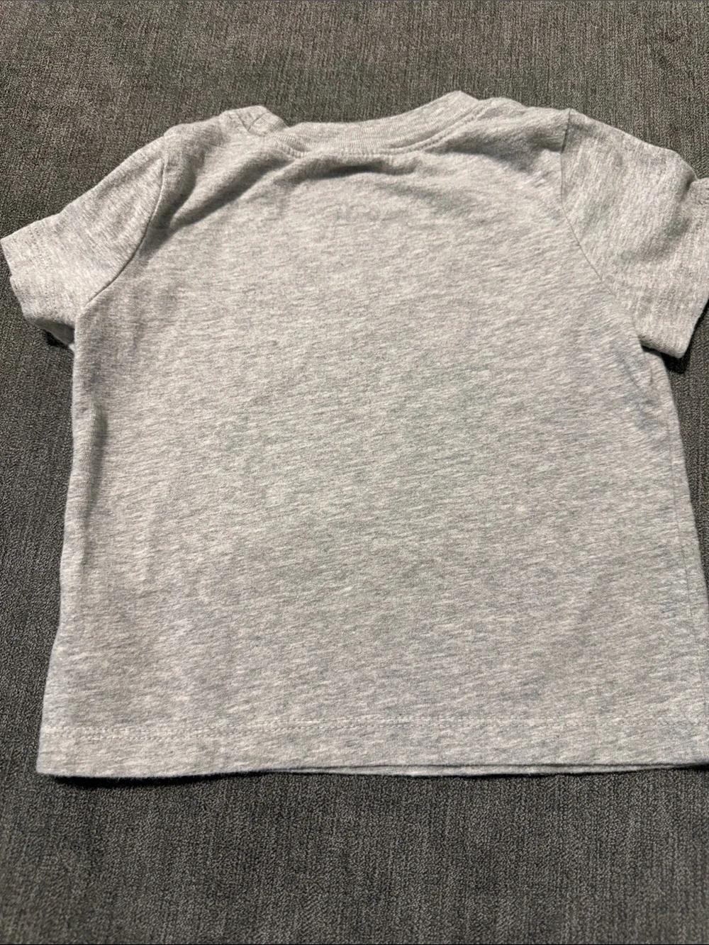 GAP Light Gray Tee with Navy Logo
